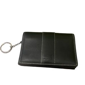 Coach wallet with key ring